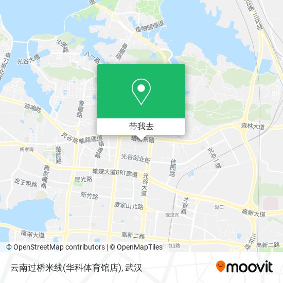 云南过桥米线(华科体育馆店)地图