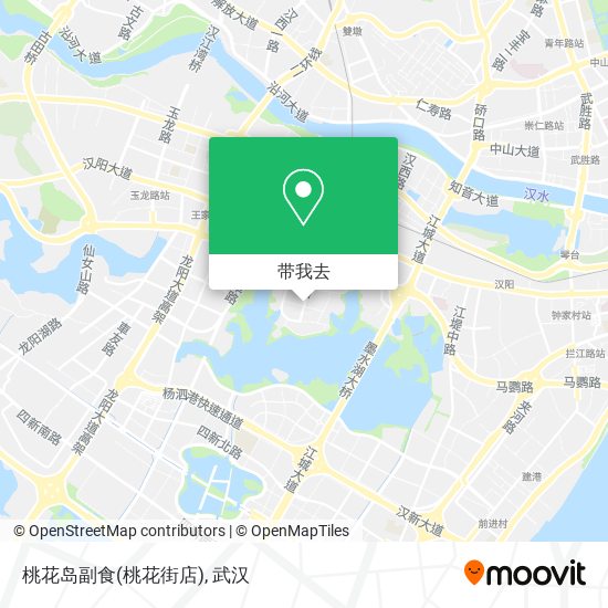 桃花岛副食(桃花街店)地图
