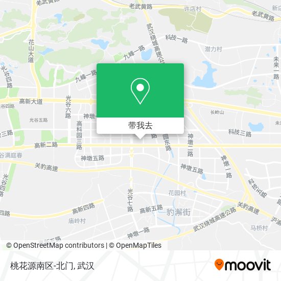 桃花源南区-北门地图