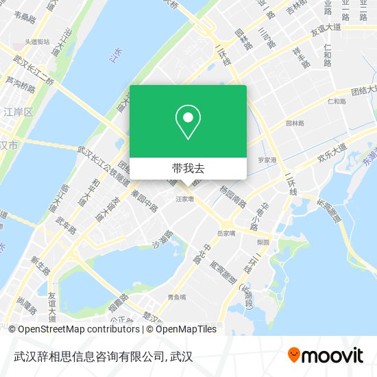 武汉辞相思信息咨询有限公司地图