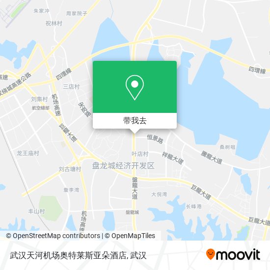 武汉天河机场奥特莱斯亚朵酒店地图