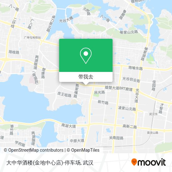 大中华酒楼(金地中心店)-停车场地图