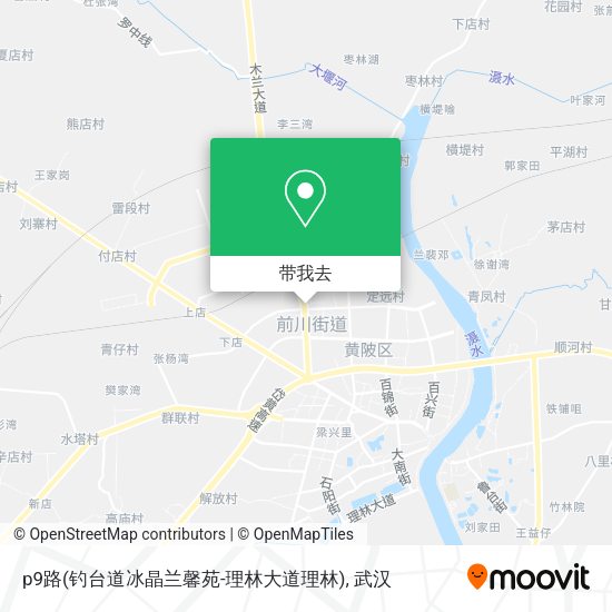 p9路(钓台道冰晶兰馨苑-理林大道理林)地图
