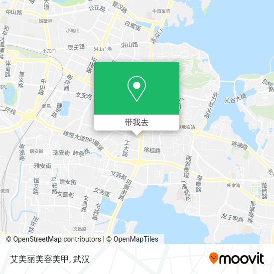 艾美丽美容美甲地图