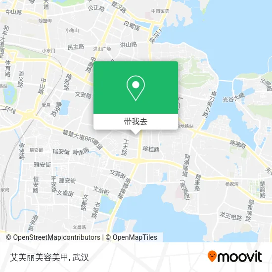 艾美丽美容美甲地图