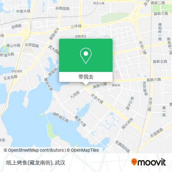 纸上烤鱼(藏龙南街)地图
