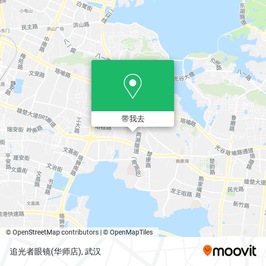 追光者眼镜(华师店)地图