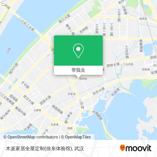 木派家居全屋定制(徐东体验馆)地图