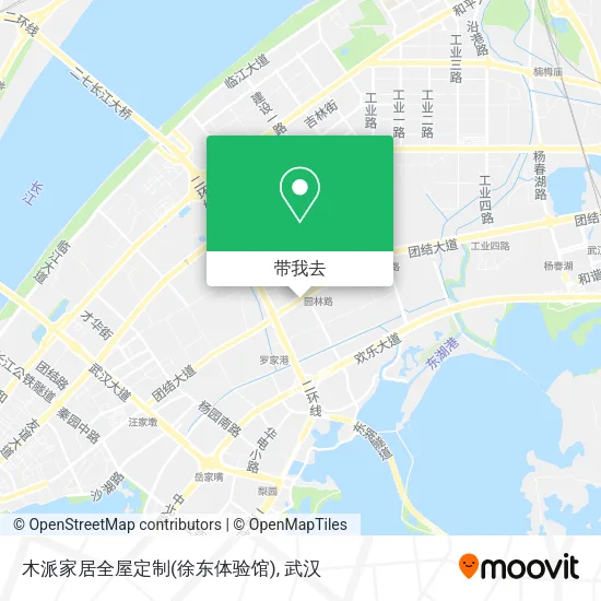 木派家居全屋定制(徐东体验馆)地图