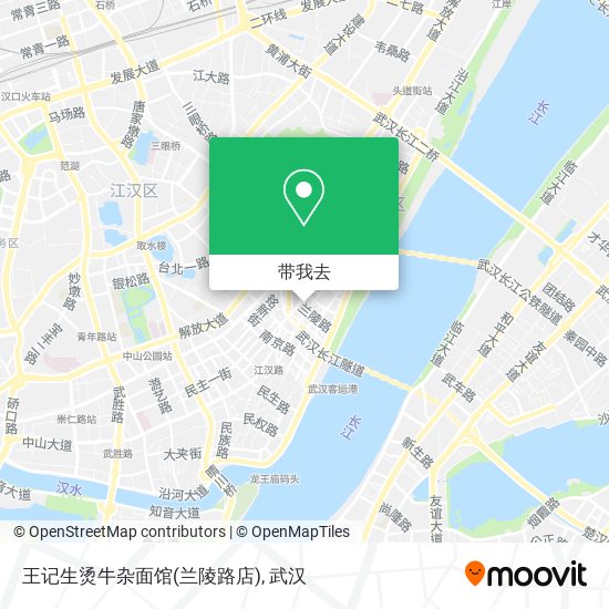 王记生烫牛杂面馆(兰陵路店)地图