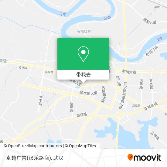 卓越广告(汉乐路店)地图