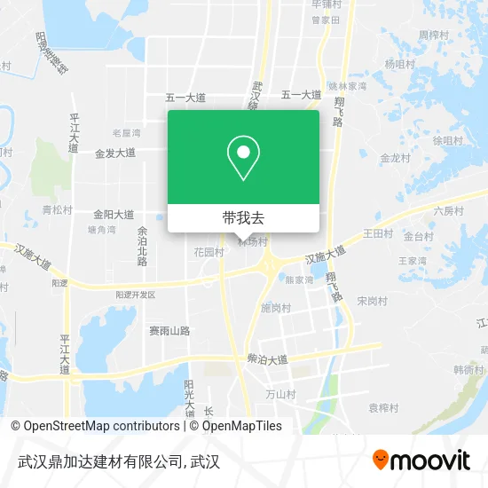 武汉鼎加达建材有限公司地图