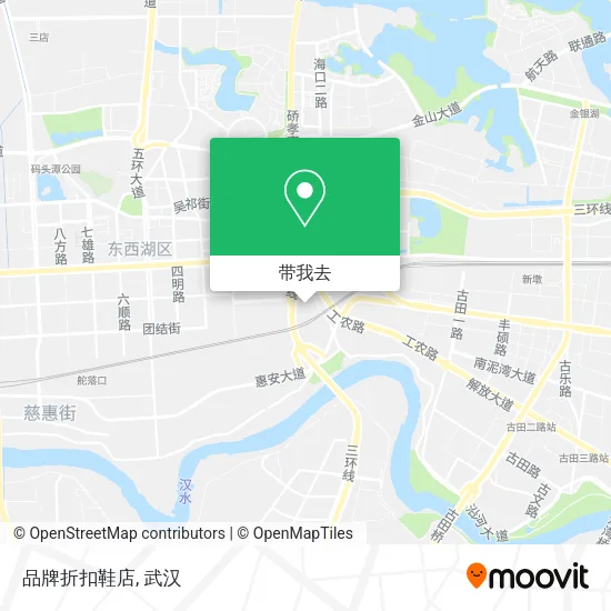 品牌折扣鞋店地图