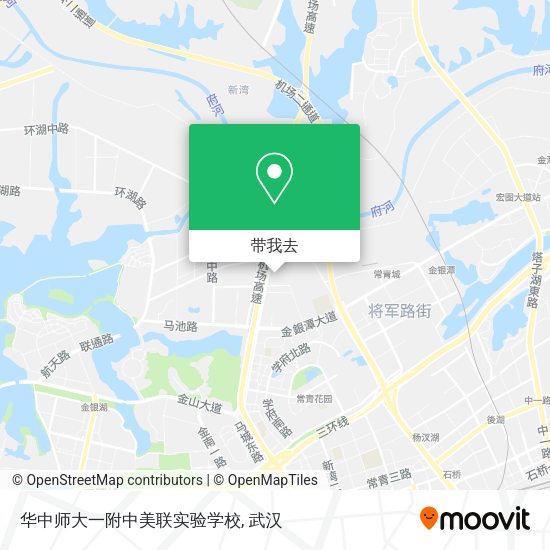 华中师大一附中美联实验学校地图