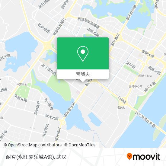 耐克(永旺梦乐城A馆)地图