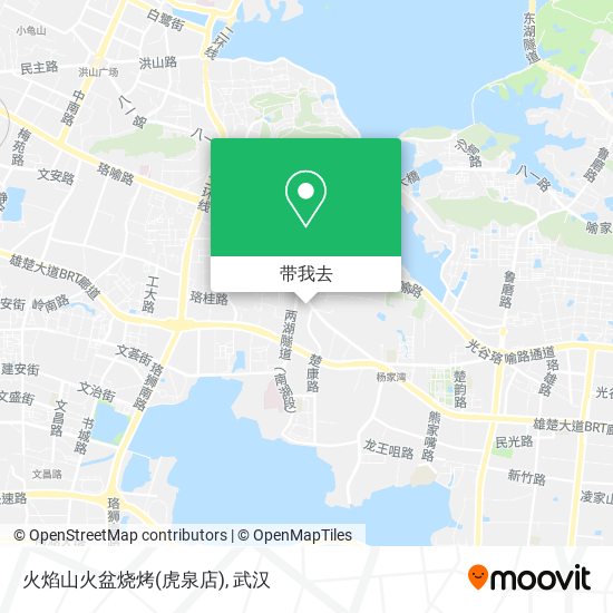 火焰山火盆烧烤(虎泉店)地图