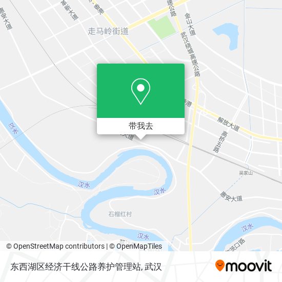 东西湖区经济干线公路养护管理站地图