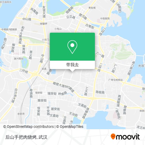 后山手把肉烧烤地图