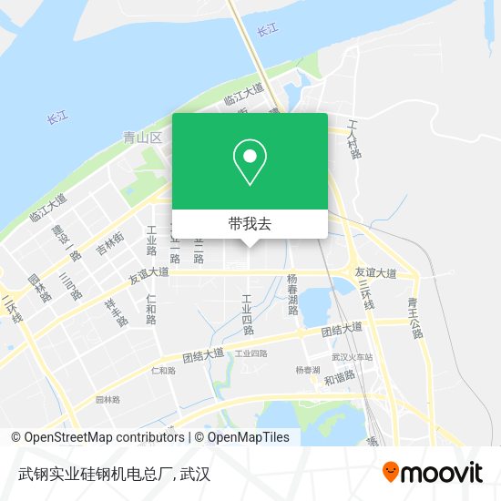 武钢实业硅钢机电总厂地图