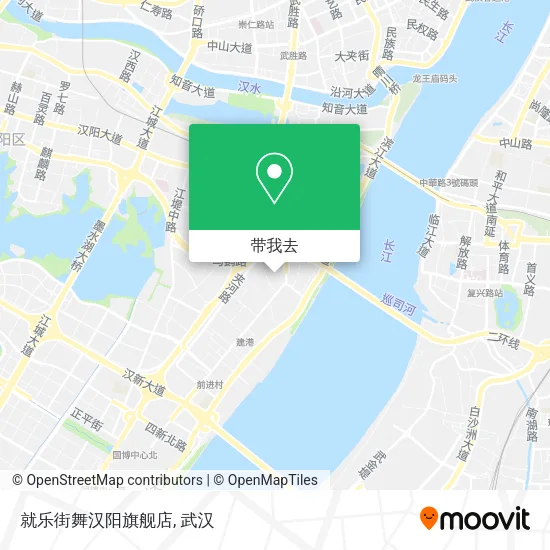 就乐街舞汉阳旗舰店地图