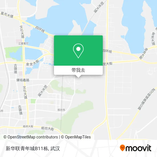 新华联青年城B11栋地图