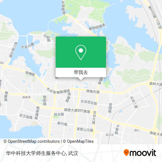 华中科技大学师生服务中心地图