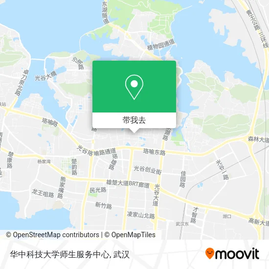 华中科技大学师生服务中心地图