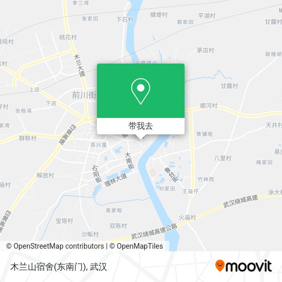 木兰山宿舍(东南门)地图