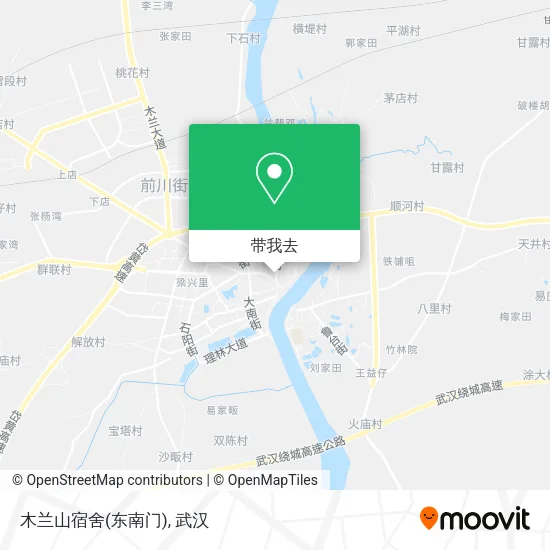 木兰山宿舍(东南门)地图