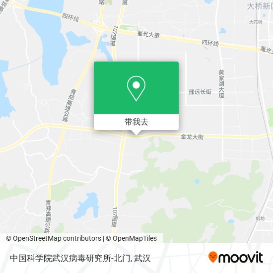 中国科学院武汉病毒研究所-北门地图