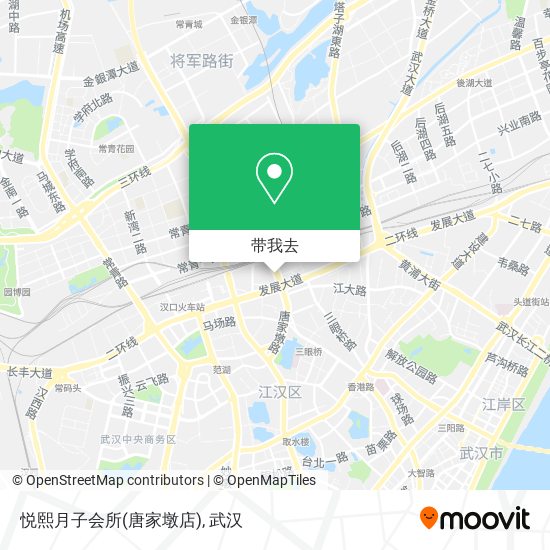 悦熙月子会所(唐家墩店)地图
