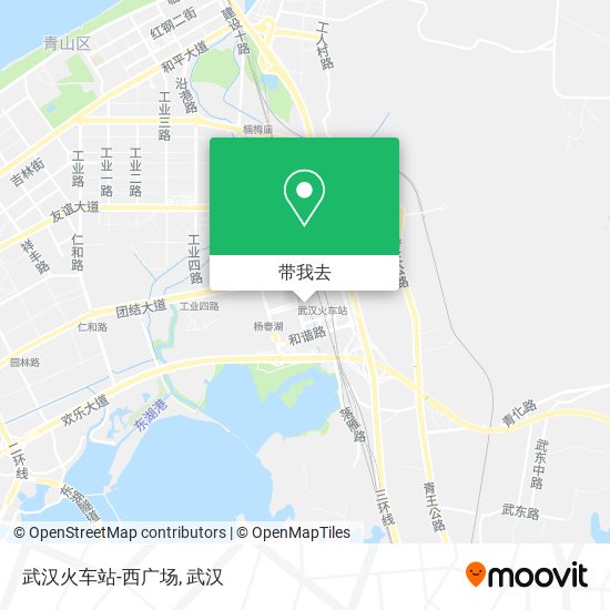 武汉火车站-西广场地图