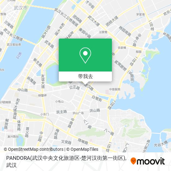 PANDORA(武汉中央文化旅游区-楚河汉街第一街区)地图