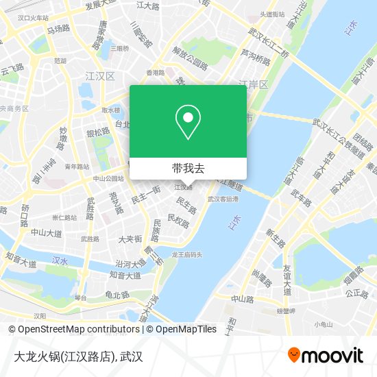 大龙火锅(江汉路店)地图