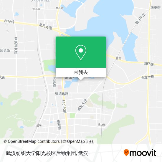 武汉纺织大学阳光校区后勤集团地图