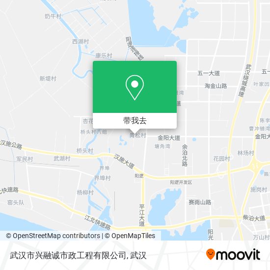 武汉市兴融诚市政工程有限公司地图