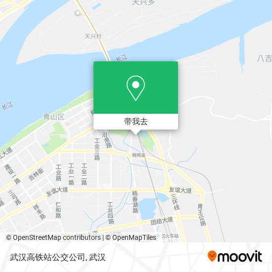 武汉高铁站公交公司地图