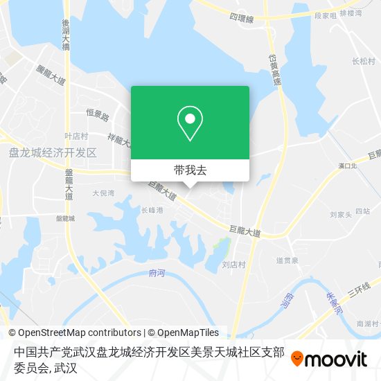 中国共产党武汉盘龙城经济开发区美景天城社区支部委员会地图