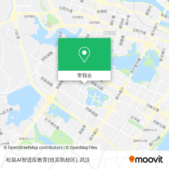 松鼠AI智适应教育(纽宾凯校区)地图