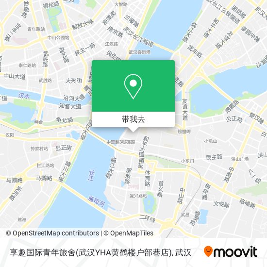 享趣国际青年旅舍(武汉YHA黄鹤楼户部巷店)地图