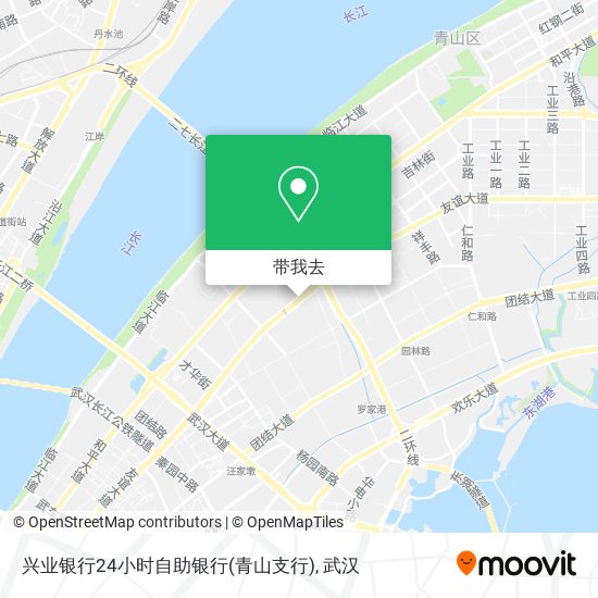 兴业银行24小时自助银行(青山支行)地图