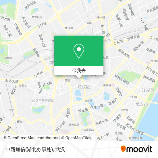 申瓯通信(湖北办事处)地图