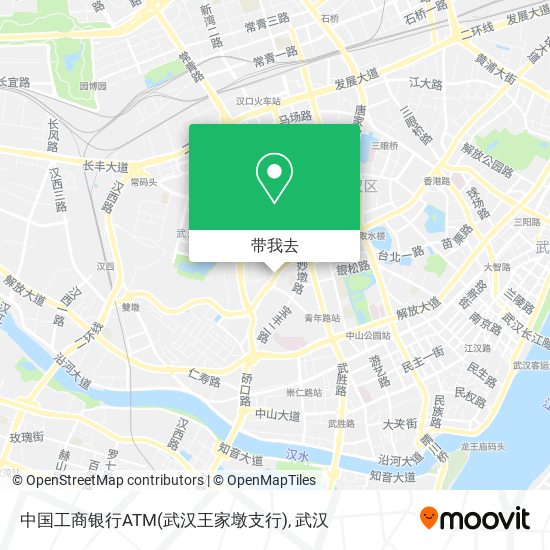 中国工商银行ATM(武汉王家墩支行)地图