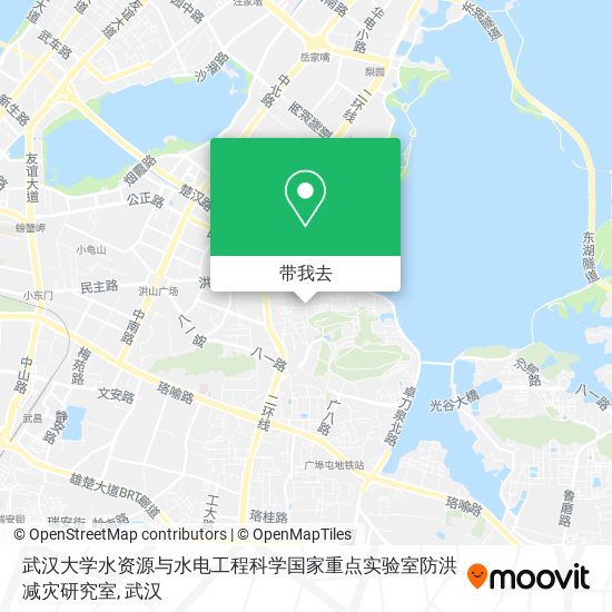 武汉大学水资源与水电工程科学国家重点实验室防洪减灾研究室地图