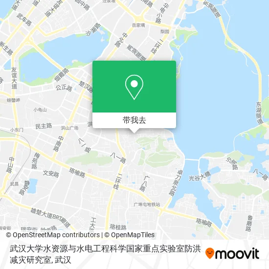 武汉大学水资源与水电工程科学国家重点实验室防洪减灾研究室地图