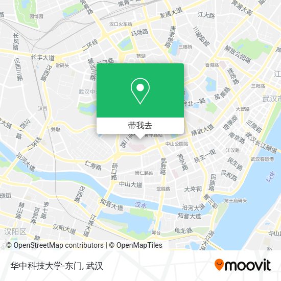 华中科技大学-东门地图