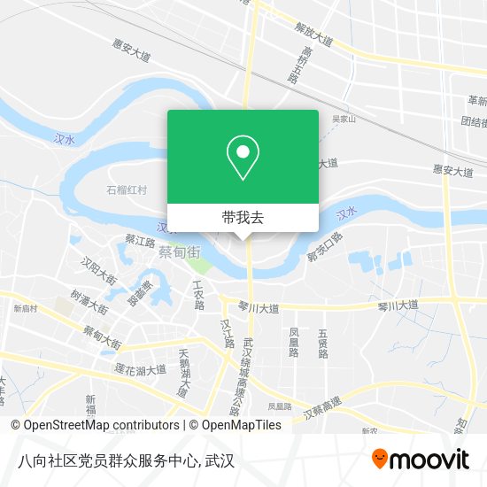 八向社区党员群众服务中心地图