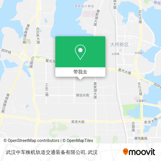 武汉中车株机轨道交通装备有限公司地图