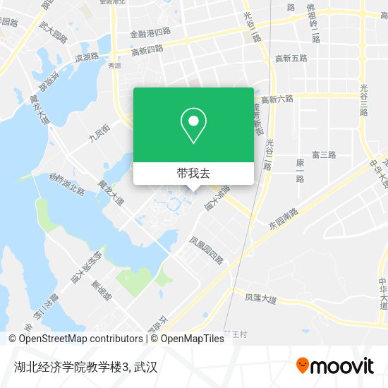 湖北经济学院教学楼3地图