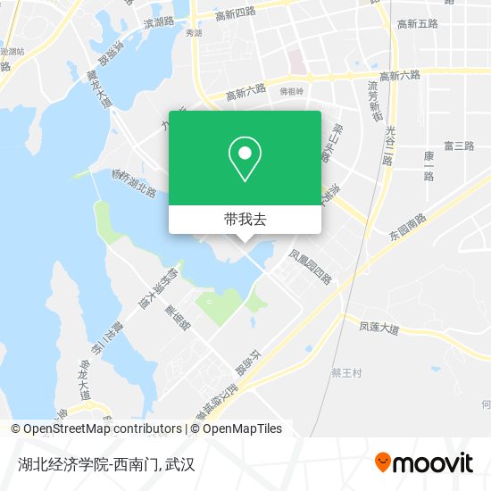 湖北经济学院-西南门地图